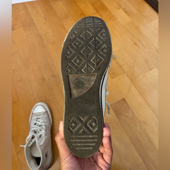 Converse chuck 70s size 9 cream/white - Picture 7 of 7